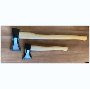 Hache à fendre A666 en acier à haute teneur en carbone 1kg 2kg 3kg avec ciseau et manche long en bois de hêtre/frêne/hickory ou en fibre de verre - Product Image 1