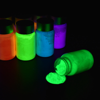 Poudre phosphorescente de haute qualité avec plus de 200 couleurs certifiée CE, qui brille dans le noir pour Noël et les cosmétiques, en stock