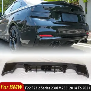 สำหรับ F22 F23 ซีรีส์ 2 รุ่น 230i M235i M240i ปี 2014 ถึง 2021 สปอยเลอร์กันชนหลังรถยนต์ ดิฟฟิวเซอร์ลิป แต่งรถยนต์ อุปกรณ์ตกแต่งรถยนต์ - Product Image 1
