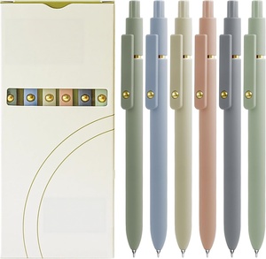 Bolígrafos de Gel Retro en Tinta Negra o Azul de Alta Pigmentación, Logotipo Personalizado, Bajo Centro de Gravedad, para Escuela, Oficina u Hotel - Product Image 1