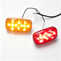 Feu de position latéral 12 LED 12V 24V 10-30V 1025126mm Ambre Rouge Blanc pour Camion Remorque VR Véhicule – Pièces de rechange