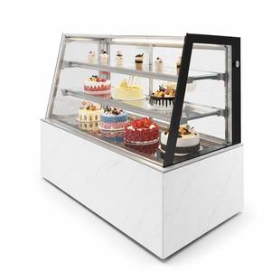 Vitrine à gâteaux verticale commerciale de 300L-700L avec design ultra-silencieux et système d'économie d'énergie pour café - Product Image 3
