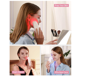 เครื่องนวดหน้าไมโครเคอร์เรนท์แบบพกพา พร้อมแบตเตอรี่แบบชาร์จได้ สำหรับการดูแลผิวหน้า - Product Image 4