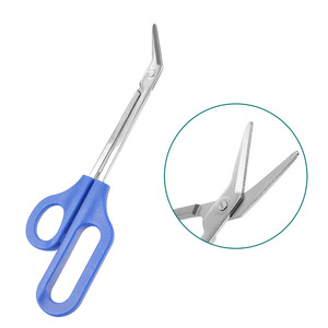 Coupe-ongles à long manche, ciseaux pour ongles de pieds, manucure, soin des ongles, coupe-ongles pour pédicure, bleu, acier inoxydable, outils de beauté pour les ongles - Product Image 2