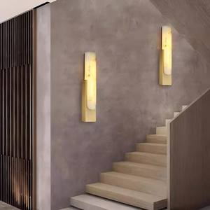 Iron Nordic Modern <b>Wall</b> <b>Lamp</b> for Living Room LED Lighting with Strip Shade Luxury Simple Style - Product Image 3