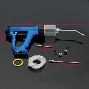 50Ml Semi-Automatische Doorlopende Varkensinjectie Kanon Veterinaire Runderen Koeien Schapen Injector Spuit - Product Image 6