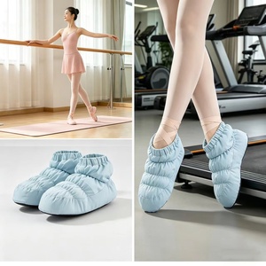 Zapatos de Yoga, Botines de Calentamiento para Ballet, Zapatos de Baile, Botas de Ballet para Mujer o Niñas Grandes - Product Image 6