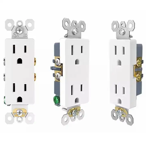 UL 인증 TR1107-US GFCI 콘센트 <span class=keywords><strong>NEMA</strong></span> <span class=keywords><strong>5</strong></span>-<span class=keywords><strong>15R</strong></span> 15A 125 V 변조 방지 플러그가있는 장식용 이중 전기 콘센트 - Product Image 5