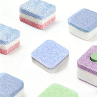 Bloc détartrant pour lave-linge, nettoyant à mousse active pour tambour, élimination de la moisissure et des boues