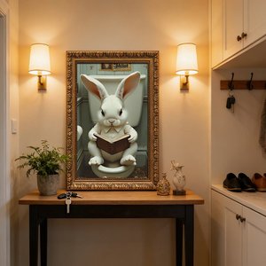 Panneau vintage « Les employés doivent se laver les mains » de 12x18 pouces pour une salle de bain originale - Product Image 5