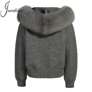 Maglione <span class=keywords><strong>da</strong></span> <span class=keywords><strong>donna</strong></span> con cappuccio personalizzato con cappuccio caldo - Product Image 2