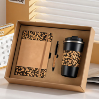 Carnet de notes en cuir A5 avec reliure cousue, logo personnalisé, agenda rigide, planificateur 2026, coffret cadeau d'entreprise