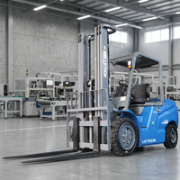 Peralatan Transportasi Gudang Beban Stabil 4000kg Forklift Listrik Liftron CPD40D