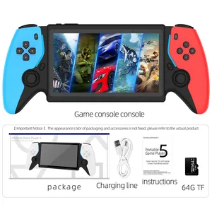 HC800 Reproductor de Juegos Portátil HD de 7'', Sistema Linux, Más de 30 Emuladores Clásicos, 15000 Juegos, 3500mAh, Wi-Fi, Consola de Juegos Portátil - Product Image 2