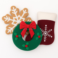 Peluche de Noël personnalisée de qualité supérieure fabricant vacances peluche ornement conception peluches personnalisées pour marque enfants cadeau peluche