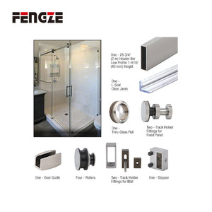 Fengze ระบบประตูบานเลื่อนฝักบัวอัตโนมัติ, อุปกรณ์ประตูบานเลื่อนสแตนเลส - Product Image 1