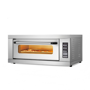 Four à pâtisserie électrique à vente chaude, chauffe uniformément, résistant aux hautes températures, 3200W, contrôle numérique, machinerie de boulangerie commerciale pour le <span class=keywords><strong>pain</strong></span> - Product Image 1