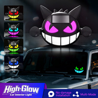 Lumière LED solaire BRAD Dynamic Car Demon Eye aux couleurs scintillantes, lumière d'avertissement pour camion, lumière de chargement embarquée