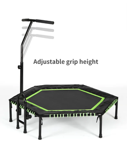 लोचदार बैंड मिनी 50 इंच ट्रामपोलिन जिमनास्टिक ट्रैपोलिन हैंडलबार के साथ - Product Image 6