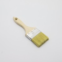 Pinceau plat de haute qualité de 3 pouces, poils naturels et synthétiques mélangés, personnalisable, OEM, pinceau pour peinture murale