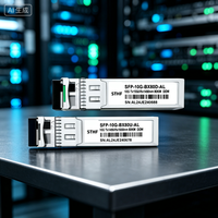 SFP-10G-BX80U/BX80D-AL 10G SFP+ BiDi Alıcı-Verici Tx1490/Rx1550 80km LC Tek Fiber Optik Modül