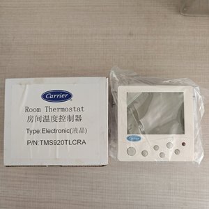 Termostato de Habitación Carrier TMS910SA, Panel de Control de Temperatura Electrónico con Pantalla LCD para Aire Acondicionado Central - Product Image 1