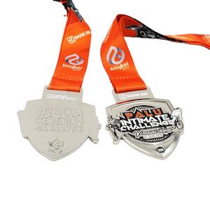 Médailles de récompense Fiesta holographique académique de sport rond personnalisé pièces de monnaie et médailles de métal médaille miraculeuse <span class=keywords><strong>des</strong></span> scouts en émail personnalisé - Product Image 1