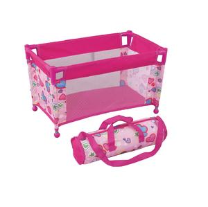 2023 New Design Custom Baby <strong>Dolls</strong> Travel <strong>Cot</strong> Bed Playing <strong>Doll</strong> Playpen With <strong>Carry</strong> Bag for Kids - Product Image 1