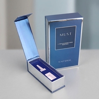 Boîte cadeau rectangulaire sur mesure à couvercle rabattable, de qualité supérieure, en forme de livre, avec emballage multicouche pour compléments alimentaires enzymatiques, impression UV