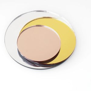 Tùy Chỉnh Cắt Để Kích Thước <span class=keywords><strong>Laser</strong></span> Cắt Vòng Rose Gold Gương Acrylic Frosted Acrylic Vòng Đĩa - Product Image 3