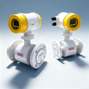 デジタル水液体廃水測定流量計4-20ma Rs485パルス出力ステンレス鋼Dn50電磁流量計 - Product Image 6