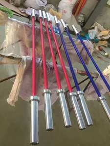 Tiger Sports Cerakote Red Barbell Factory Gym Stainless Steel Black Hard Chrome Camouflage Man Power <strong>Bar</strong> 20kg <strong>Weight</strong> <strong>Bar</strong> - Product Image 4