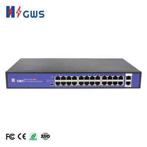 Penjualan terlaris sakelar PoE Uplink Gigabit 26-port mendukung transmisi jarak jauh 10M/250 meter + fungsi watchdog PoE OEM/ODM - Product Image 1