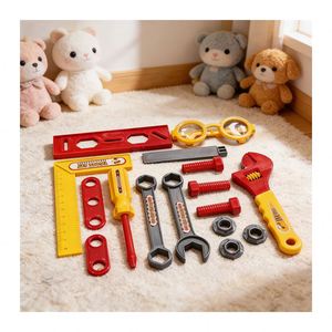 <b>Hands</b> Builder Tool Set Plastic Workbench Toolbox Engineer Toy <b>Drill</b> Construction Pretend Play Learning Activity Garden Tool - Product Image 2
