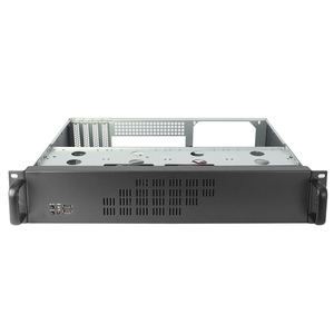 Boîtier de serveur Micro Atx 2U de 300mm de profondeur avec châssis de montage en rack pour PC industriel Usb2.0 <span class=keywords><strong>KVM</strong></span> - Product Image 3