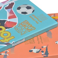 Carnet de notes sportif Spot avec imprimé football et bande élastique – Puissant carnet pour fans, directement de l'usine