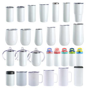 Sublimation Effect 20oz/30oz USA Warehouse Flip Top Straight Tumbler Stainless Steel Blanks Adult Kids Cup for Sublimation - Product Image 5
