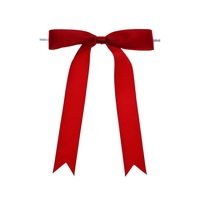 Ruban en satin polyester blanc de haute qualité standard avec 100 % polyester pour bandeaux à nœuds pour la Saint-Valentin
