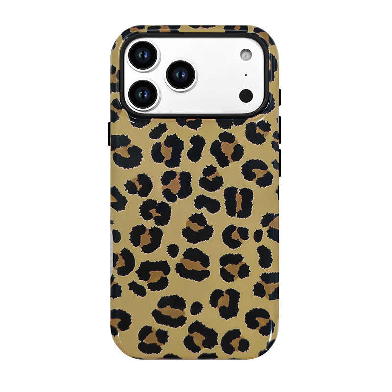Yellow leopard print
