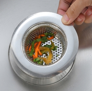 Filtro per Lavello da Cucina in Acciaio Inox, Copertura per Scarico WC - Product Image 2