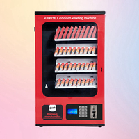 Distributeur automatique VFresh personnalisé, vente chaude, format compact, 88 pièces, avec paiement par pièces, distributeur automatique de produits de première nécessité