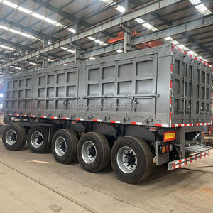 Precio de fábrica, remolque completo personalizado, 3 ejes, 4 ejes, 5 ejes, remolque de carga, remolque con barra de tracción para gran oferta - Product Image 6
