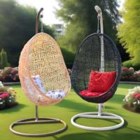 Fauteuil suspendu d'extérieur en rotin, style panier, pour jardin et patio, idéal pour la vente en gros, utilisable en intérieur et en extérieur