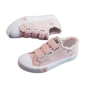 Nuevas Zapatillas Deportivas de Plataforma Rosa y Morado para Mujer, Zapatillas Casuales de Lona Transpirables y Fáciles de Poner para Estudiantes - Product Image 2