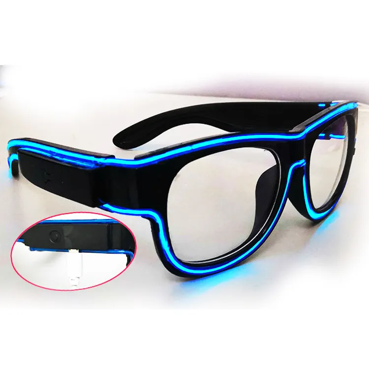 New year 2023 led light up Flashing Fashionable Sunglasses teens for party festal decoration