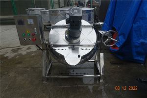 Wok eléctrico de cocina industrial para salsa de mermelada, para molino de harina, panadería, con componentes esenciales, bomba, caja de cambios, 100L - Product Image 3