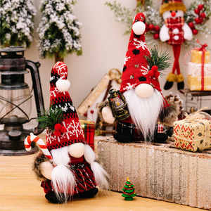 Gnomo de Santa Claus sin Rostro, Adorno Navideño Sueco Tomte, Decoración de Poliéster de 130g para Navidad y Año Nuevo - Product Image 3