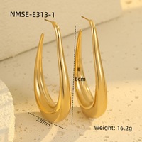 Boucles d'oreilles créoles tendance pour femme en acier inoxydable de haute qualité, étanches, idéales comme cadeau