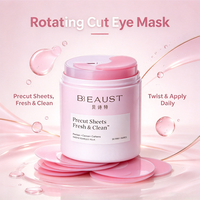 Masker Mata Hidrogel Korea Laris Manis, Mengandung Kafein, Mencerahkan, Segar, Mengurangi Lingkaran Hitam di Bawah Mata