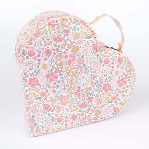 Valises en forme de cœur, boîte cadeau d'anniversaire pour enfants, carton, coton avec poignées, boîte de rangement pour bijoux, valise cadeau pour bébé - Product Image 5